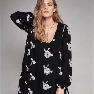 Free people floral dress size large